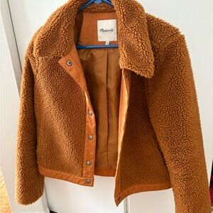 Madewell Women's Brown Teddy Jacket